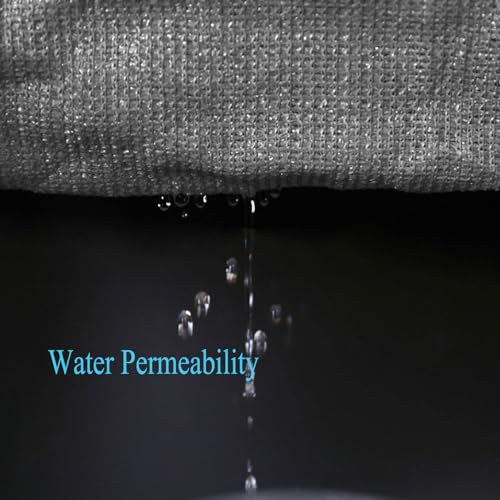 Toile d'ombrage noire haute protection avec œillets solides