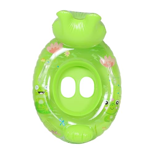 Image of Airavat Floats for Pool, Inflatable Pool Floats Swimming Ring, Swimming Float for Junior, Inflatable Floater, Water Float for Kids Swimming Pool Beach Summer Water Float Party Outdoor (Green Frog)
