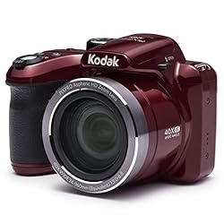 Kodak Pixpro AZ401 Roja: Kodak Astro Zoom AZ401 Tipo de cámara: Cámara puente Megapixeles: 16, 15 MP Tamaño del sensor de imagen: 1/2.3" Tipo de sensor: CCD Máxima resolución de imagen: 4608 x 3456 Pixeles. Zoom óptico: 40x Zoom digital: 4x Intervalo de longitud focal: 4, 3 ...