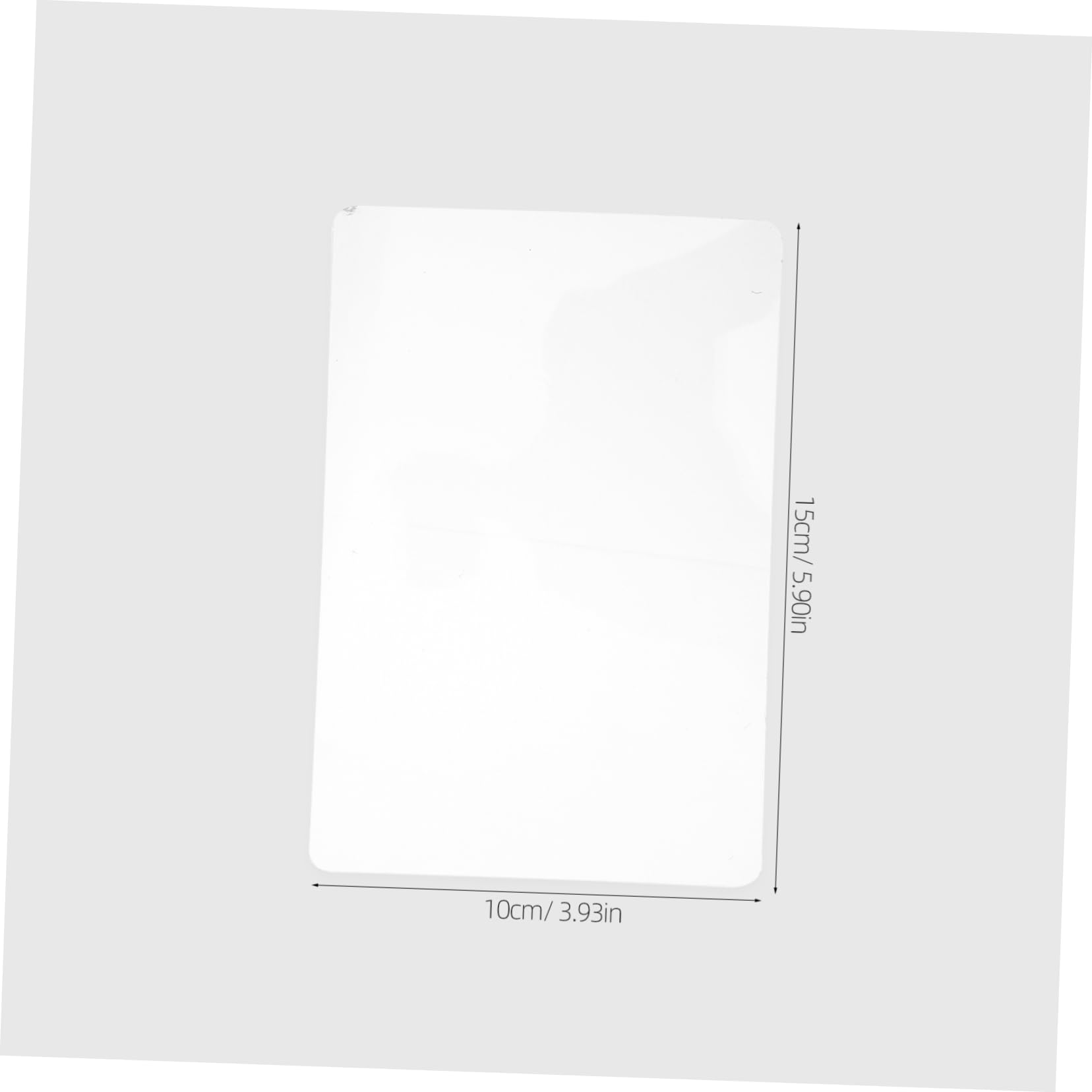 KALLORY 3pcs Transparent Acrylic Cutting Pads Craft Mats for Cutting Pads Engraving Mats to Protect Table Smooth Even Surface for Paper Crafts