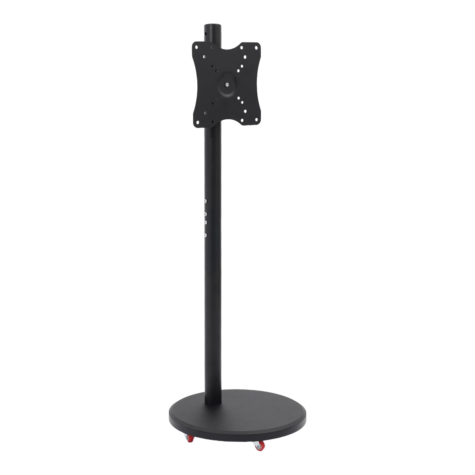 Supporto per TV mobile con ruote e girevole a 360°, universale, portata massima 30 kg, per TV da 10 a 42 pollici, max. VESA 200 x 200, altezza 109 – 121 cm, ideale per soggiorno, camera da letto