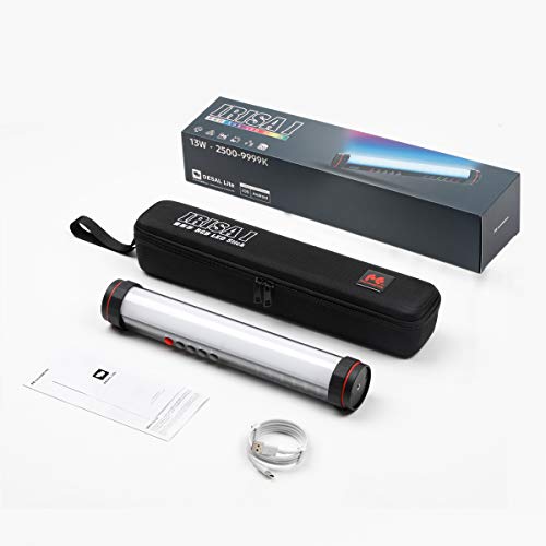 Falcon Eyes Irisa 1 RGB LED-Videoleuchte 13W 340mm Dimmable 2500K-9999K LED-Dauerlicht mit Magnetischer Absorption 20… – Bild 8