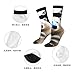 XZDWPY newborn visual develo Unisex Mid-Calf Socks 2 Black-1 Polyester Skin-Friendly Moisture-Wicking Fashionable Crew Socks