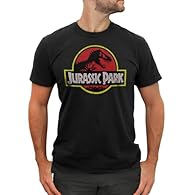 The park is open! Celebrate the Jurassic Park series with this awesome t-shirt Comfortable cotton blend shirt with printed logo Printed the USA Fifth sun, t-shirt, tees, shirt, graphic tee, Jurassic park, Jurassic park logo, black, Jurassic park movi...