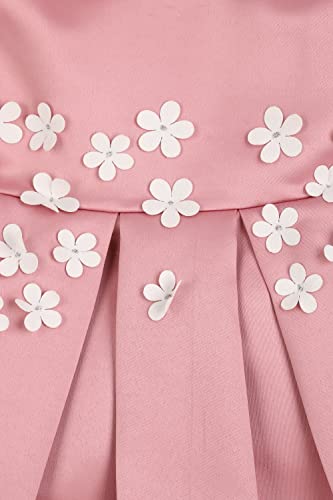 Image of Allen Solly Baby-Girl's Synthetic A-Line Knee-Length Dress