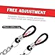 BDSMJOY Nippelklemmen Brustwarzen Stimulator Set mit Gewichtete Stahlkugel Bondageset Fessel Set BDSMs Spielzeug extrem Sklavin erotisches Sexspielzeug für die Frau (Schwarz)