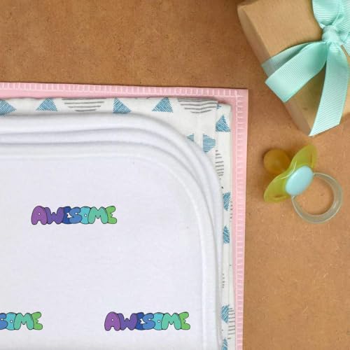 Azeeda 'Awesome' Baby Burp/Wash Cloth (BC00031375)3