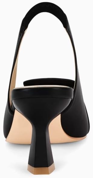 Womens Sling Back Kitten Heels Low Dress Shoes Slingback Pumps Pointed Closed Toe Comfortable Party Office Sandals - Image 6