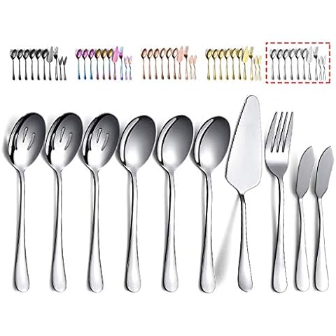 Kyraton 10-Piece Cutlery Serving Set Cover