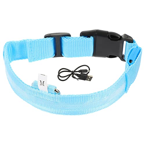 Mipcase 1juego Collar Luminoso para Collar De Recargable Led para Paseos y Seguridad