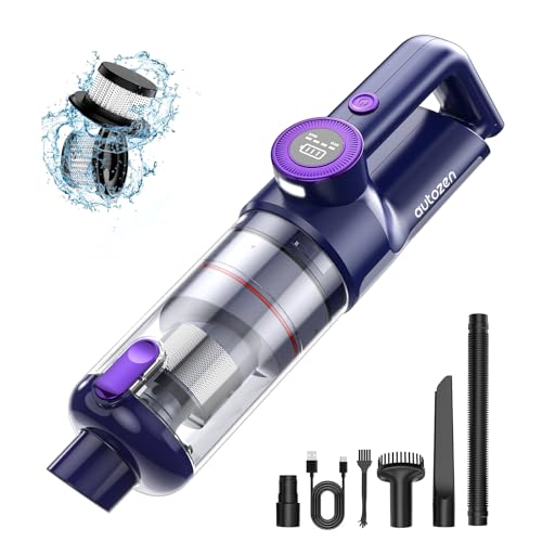 Image of 17000PA Cordless Handheld Vacuum Cleaner, 100W Brushless Motor, 2H Type-C Fast Charging, LED Screen & Light, Portable for Car, Home, Pet Hair