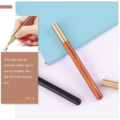 Bolígrafos gel recambiables 2 pcs tinta negra miniatura 6