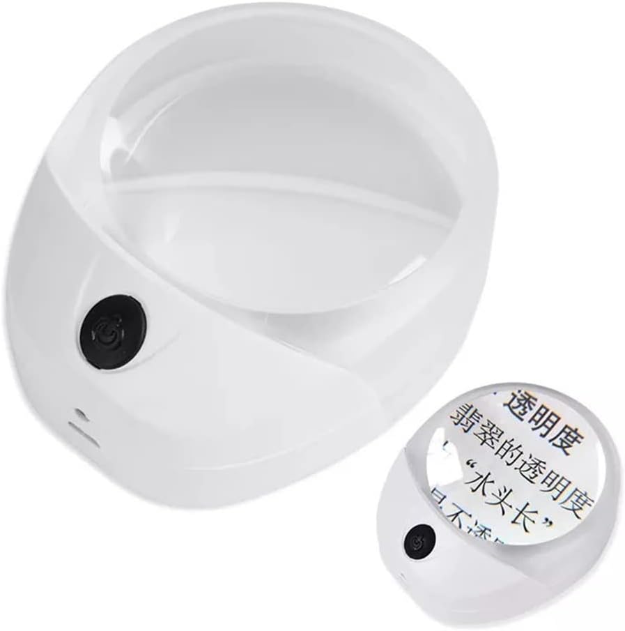 Rechargeable Paper Weight Magnifier Desktop Detachable Luminous Reading