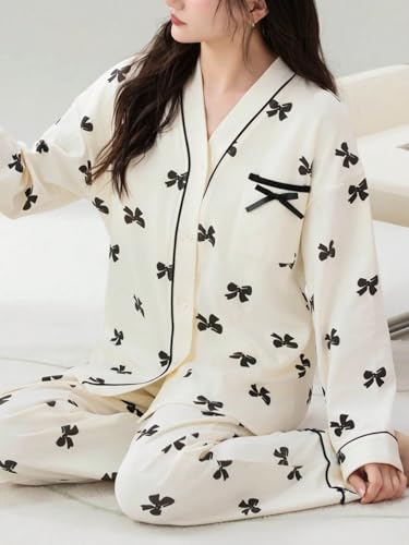 Image of LITZO Womens Korean Night Dress || Pyjama Set ||Korean Nightsuit || Women Nightwear ||Round Neck Half Sleeve Nightsuit || Loungewear || Everyday Nightdress (L-221-227)