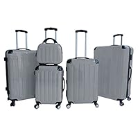 Amazon Produktbild: Seranova Kofferset 5 Teilig in 8 verschiedenen Farben Koffer Trolley Set TSA