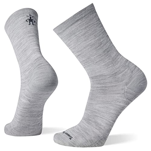 Smartwool Everyday Anchor Line Crew Sock, Light Gray, S