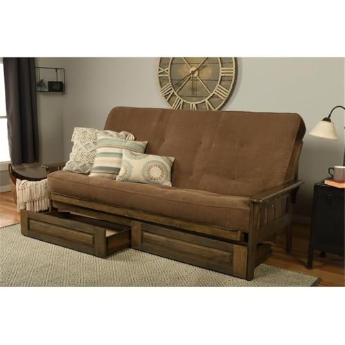 Kodiaktucsonqueenfutonframewithstoragedrawerswoodfutonsetwithmattressincludedinmochabrowncolor Urban Country Home Decor Kodiak tucson queen futon frame with storage drawers wood futon set with mattress included in mocha brown color urban country home decor