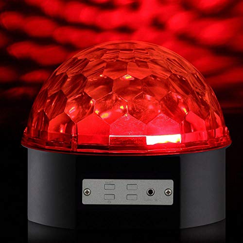 Alsy 6 In. Black Led Music Party Light #TOP4