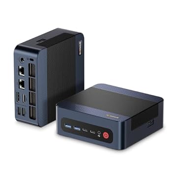 BOSGAME M4 NEO Mini PC Gaming, Ryzen 7 7840HS 8C/16T Mini Computer, 64GB DDR5 2TB PCIe 4.0xSSD Mini PC, Oculink, Dual LAN 2.5G, Wi-Fi 6E, BT 5.2