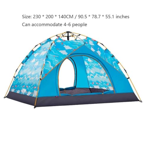 Carpa automática para camping 4-6 personas impermeable miniatura 2