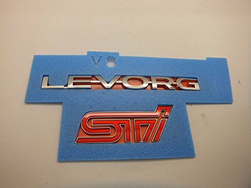 新品 レヴォーグ レターマーク リア オーナメント STI エンブレム レボーグ Amazon | スバル レヴォーグ＆STI(VM)リアレターマーク LEVORG