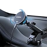 Esoulk Qi2-Certified 25W Fast Wireless Car Charger, for MagSafe Compatible Charger Car Mount with Cooling Fan, Dash Windshield Vent Mount, Magnetic Wireless Car Charger for iPhone and Android