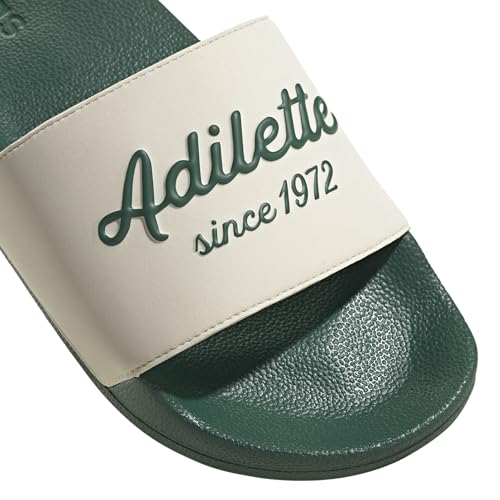 Image of adidas Women ADILETTE SHOWER Synthetic Swim Slide FTWWHT /GOLDMT /BOGOLD | LUT50