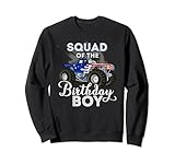 Squad des Geburtstagsjungen, der Familienwagen-Jungen passt Sweatshirt