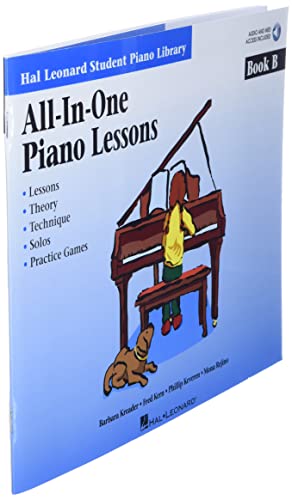 All-In-One Piano Lessons Book B: Book with Audio and MIDI Access Included