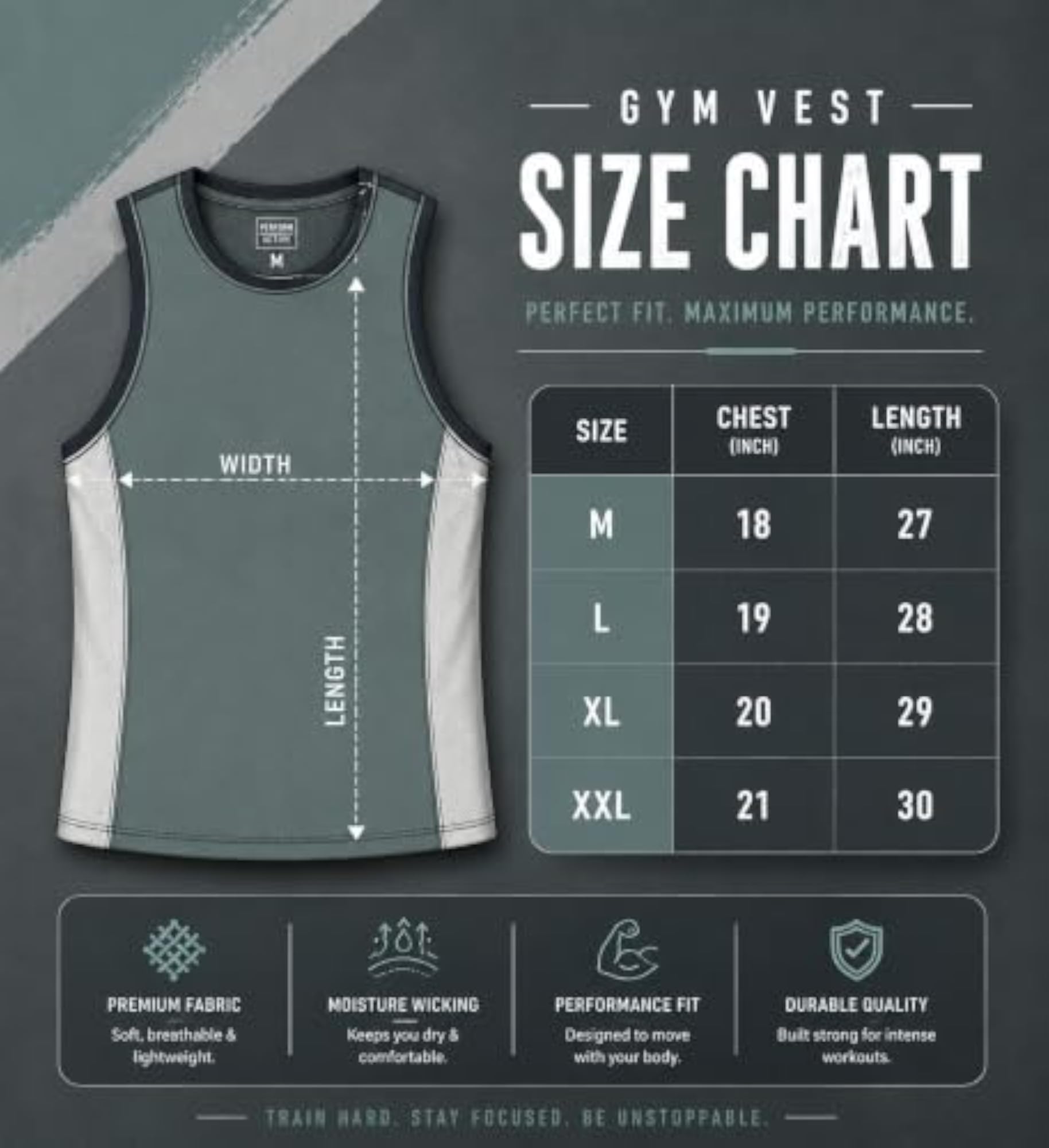 100% Polyester Printed Vest Pack of 4 for Men