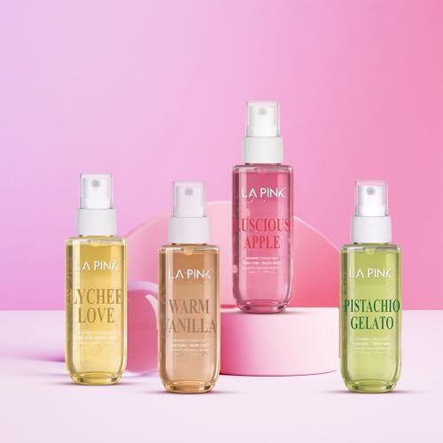 Image of La Pink Body Mist Woman Gift Set Combo | Set of 8 Perfume Body Mist & Gourmet Collection | Travel Friendly Long Lasting Sweet, Warm, Fruity & Floral Fragrance | Premium Gift Pack For Unisex Adult | 50ml x 8