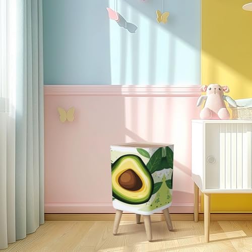 Basurero pequeño cilíndrico con tapa 2.6 galones miniatura 2