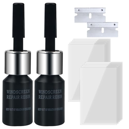 Professional Windshield Repair Kit: DIY Nano Fluid for Chips, Cracks & Bullseyes - Fix All Auto Glass Damage Types, Long-Lasting Results