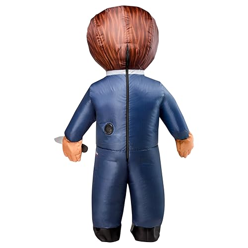 Disfraz inflable Michael Myers para niños talla única miniatura 4