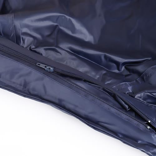 Image of Men's Lightweight Waterproof Rain Suit - Reflective Jacket & Pants with Hood for Outdoor Work, Fishing, Hiking