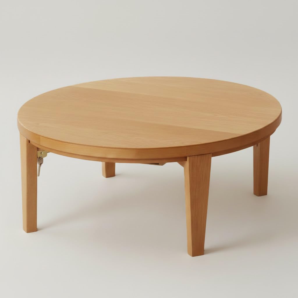 Amazon | 家具の里 こたつ (日本製) 幅90×奥90×高38cm テーブル 円形