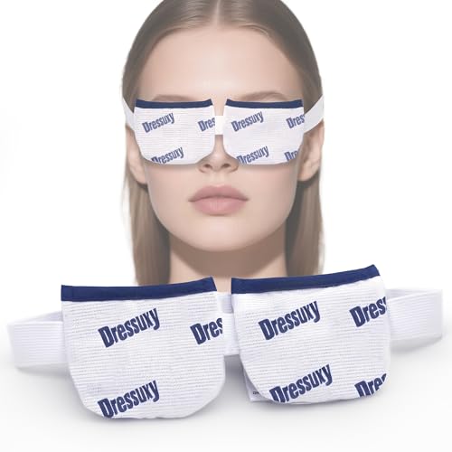 Heated Eye Mask & Microwavable Eye Compress | Gentle Steam Heat for Eye Comfort 1pc White