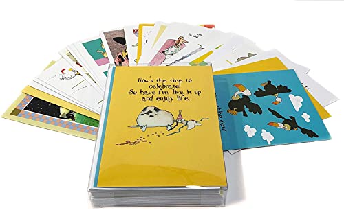 Cartes d'anniversaire humoristiques et enveloppes pour vœux drôles et originaux