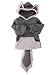 Baby Kids Boys Girls Cute Fox Hooded Cape Cloak Hoodie Coat Outwear (1-2 years, grey)