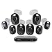 Swann Home DVR Security Camera System with 2TB HDD, 8 Channel 8 Camera, 4K Ultra HD Video, Indoor or Outdoor Wired Surveillance CCTV, Color Night Vision, Heat Motion Detection, LED Lights, 855808