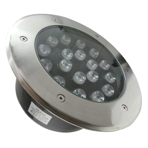 Spot LED encastrable sol 18W IP65 220V blanc froid 6000K SILAMP