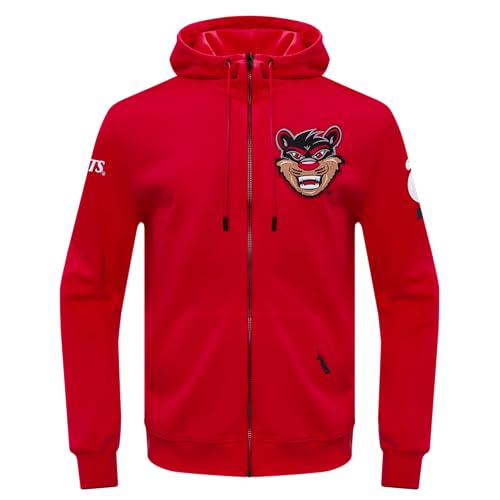 Image of Pro Standard Mens College Classic Chenille Cotton Double Knit Full Zip Hoodie