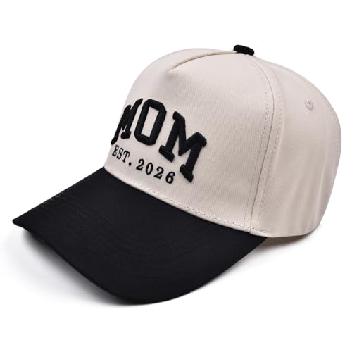 Image of Mommin Trucker Hat,Vintage Two-Tone Women's Baseball Cap with Mama Hat Mothers Day Great Gifts for Mom Wife Stepmom