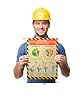 Yellow Safety - Workplace Safety Poster - Non-Lamintated, 12 x 16 (Lifting) #5