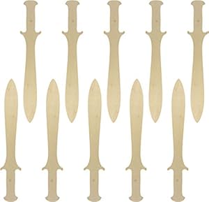 Herr Bo & Co 10x Piratendolch Holzschwert