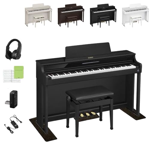 【◆選べる保証プラン&セットオプション◆】【組立設置納品】 カシオ AP-550 BK ブラック 電子ピアノ 88鍵盤 CELVIANO AP550 88鍵盤 ペダル付き MIDI対応 本格的タッチ感 (延長5年保証&防音マットセット)