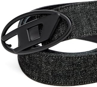 DIESEL ラメ入りブラックベルト サイズ75 DIESEL ラメ入りブラックベルト サイズ75 DIESEL ディーゼル