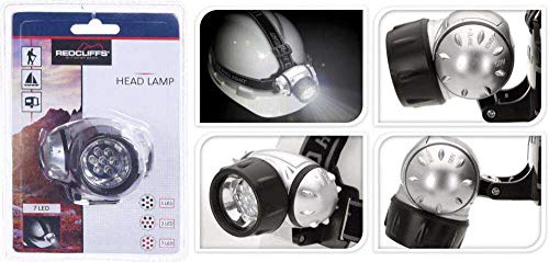 Redcliffs campingscheinwerfer 7 Led schwarz