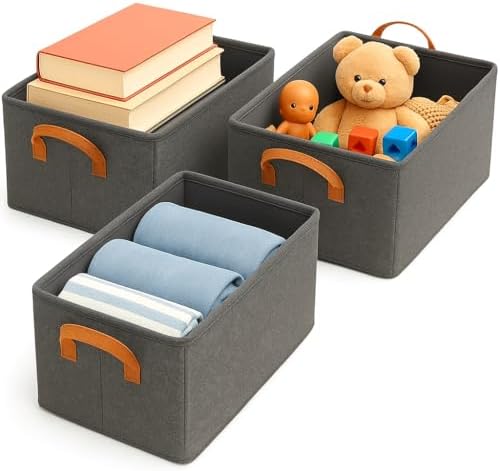 Genérico - Kit 3 Caixas Organizadoras Dobráveis de Armazenamento ...