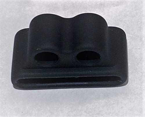 Airpod Watch Strap Holder, Compatible for AirPods Holder, Portable Anti-Lost Silicone Compatible for Apple AirPods Accessories (Black)